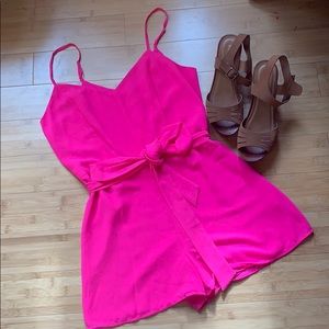 Hot Pink Romper